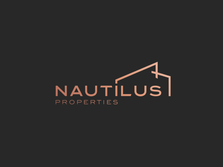Nautilus Properties black background logo Dubai UAE