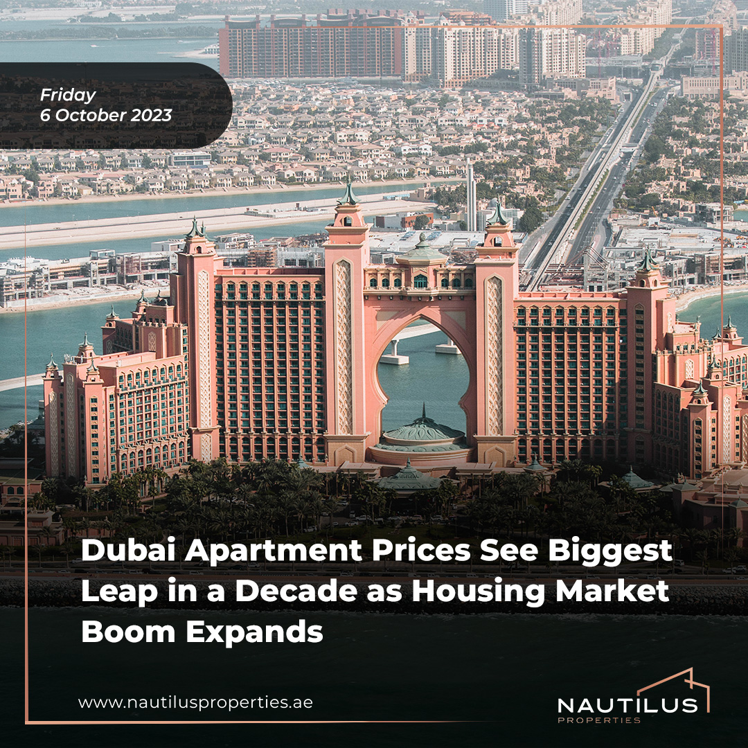 Dubai's Real Estate Surge: Apartments Lead the Way with a Decade-High Price Jump