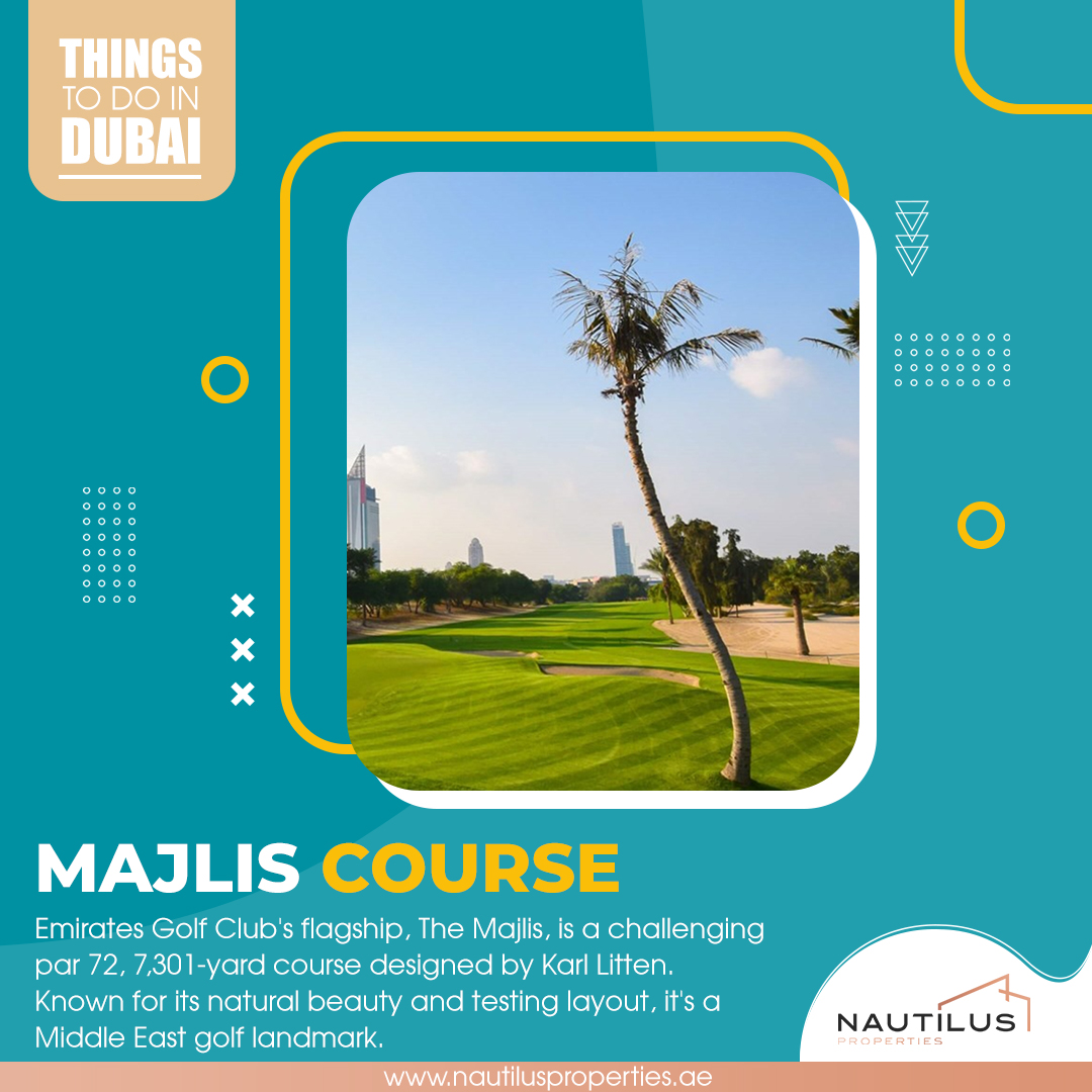 #THINGSTODOINDUBAI: Unveiling the Majesty: Exploring the Emirates Golf Club's Majlis Championship Course