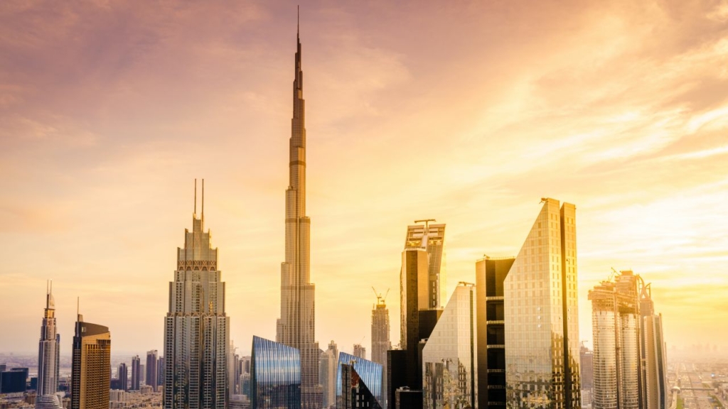 Dubai Skyline Showcasing Iconic Real Estate Developments